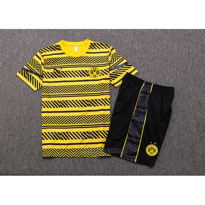 Chandal del Borussia Dortmund Manga Corta 2022-2023 Amarillo - Pantalon Corto